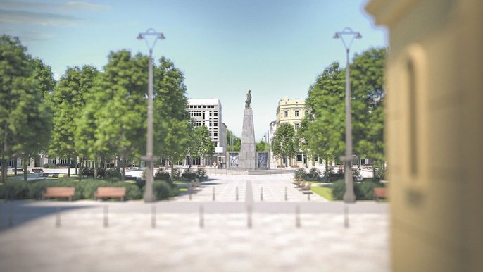 Plac Wolności - wizualizacja - mat. prasowe