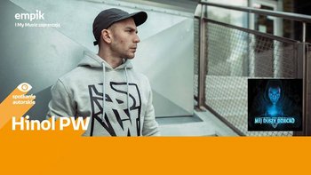 Grafika promująca wydarzenie: Hinol PW - spotkanie autorskie w Empiku w Manufakturze -  mat. pras. Salon Empik Łódź Manfaktura