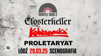  -  Winyle Tour 2 | Closterkeller, Kobranocka, Proletaryat w Klubie Scenografia