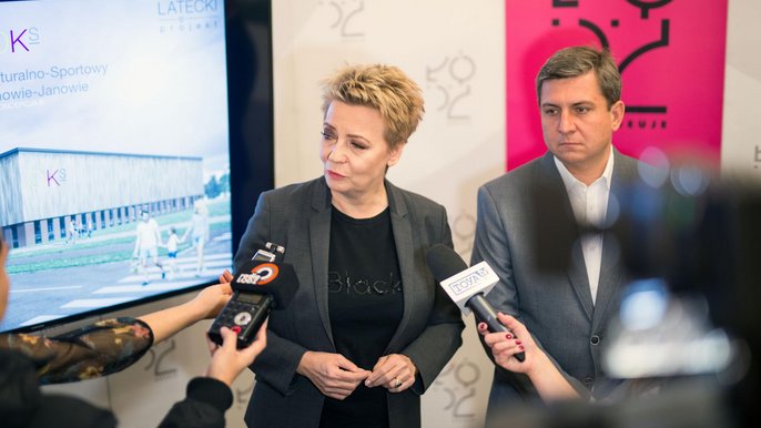 Prezydent Hanna Zdanowska zapowiedziała, że czas realizacji takiego obiektu to około 2,5 roku - fot. Witold Ancerowicz / UMŁ