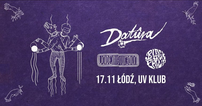 Datûra + Black Philip + Voidemia w UV KLUB na Piotrkowskiej 217