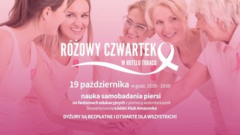 Różowy czwartek - nauka samobadanie piersi  