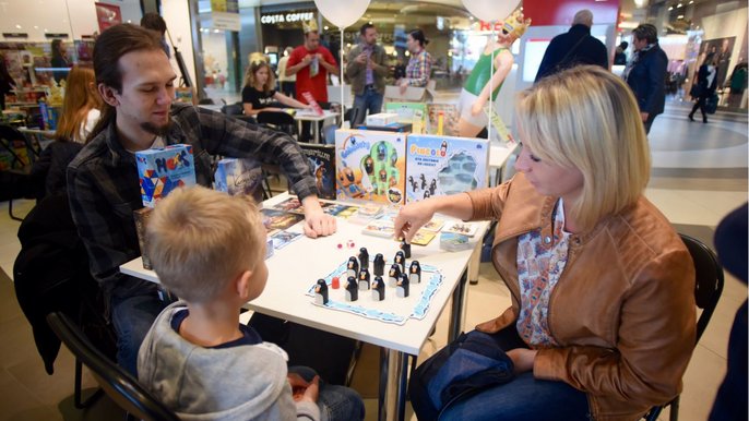 Grafika promująca wydarzenie: Festiwal Gier Planszowych w Manufakturze - mat. pras. Manufaktura