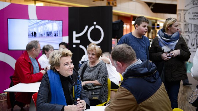 Spotkanie mieszkańców z prezydent Hanną Zdanowską - fot. z arch. UMŁ