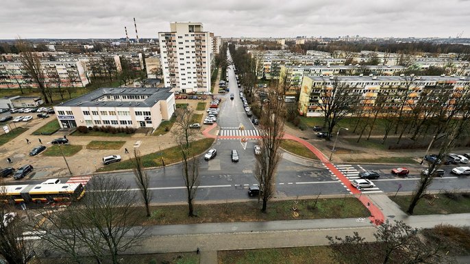 W ramach Planu dla Osiedli wybudowane zostanie m.in. nowe rondo na skrzyżowaniu z ul. Łanową - fot. Radosław Jóźwiak