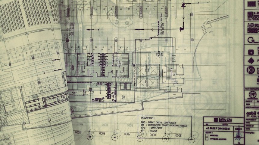 Plany architektoniczne.