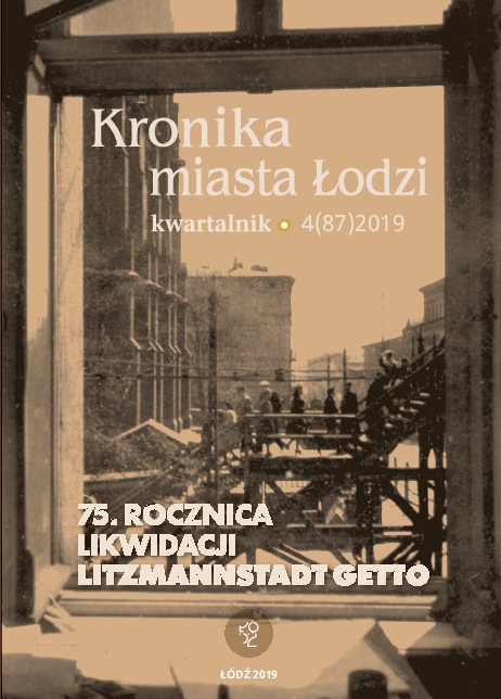 Kronika Miasta Łodzi nr 4/2019 