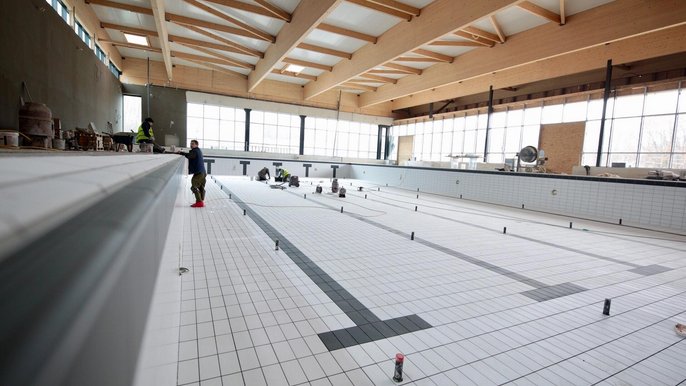 W 2018 roku do dyspozycji łodzian odwiedzających „Falę” będzie nowa hala basenowa i zewnętrzny basen, które będą ze sobą połączone kanałem. - Fot. Sebastian Glapiński
