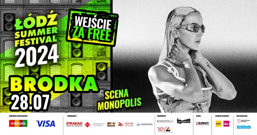 Łódź Summer Festival 2024: Brodka - Scena Monopolis