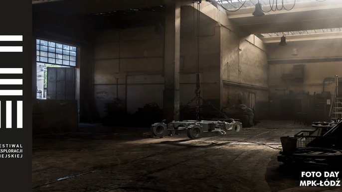 Grafika promująca wydarzenie: Festiwal Eksploracji Miejskiej 2018 w Łodzi - Foto Day w Zakładzie Techniki i Napraw MPK-Łódź - fot. mat. FEM 2018