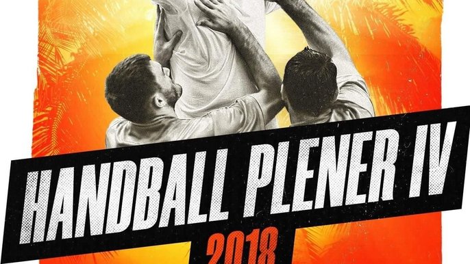 Grafika promująca wydarzenie: Pierwszy Turniej Ręcznej Piłki Plażowej 2018 na plaży w Manufakturze - mat. pras. Manufaktura