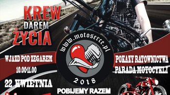 Grafika promująca wydarzenie: Motoserce - po raz 10 na rynku Manufaktury -  mat. pras. Manufaktura