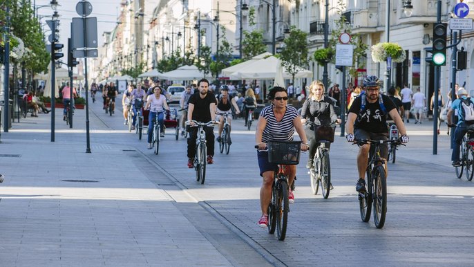 Łódź ma nowe standardy rowerowe - fot. LODZ.PL