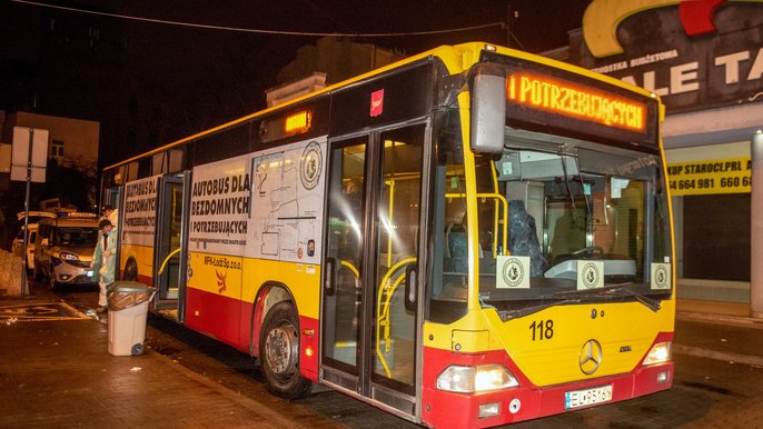 Autobus dla bezdomnych i potrzebujących - fot. ŁÓDŹ.PL