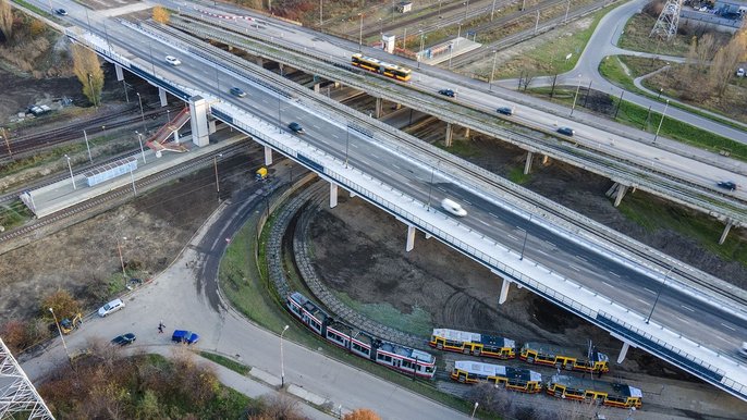 Ulica Dąbrowskiego - wiadukt - fot. ŁÓDŹ.PL