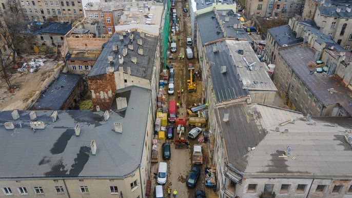 Ulica Włókiennicza - fot. Stefan Brajter / UMŁ