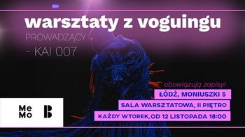  -  Voguing - Cykl Warsztatów w Mediatece MeMo