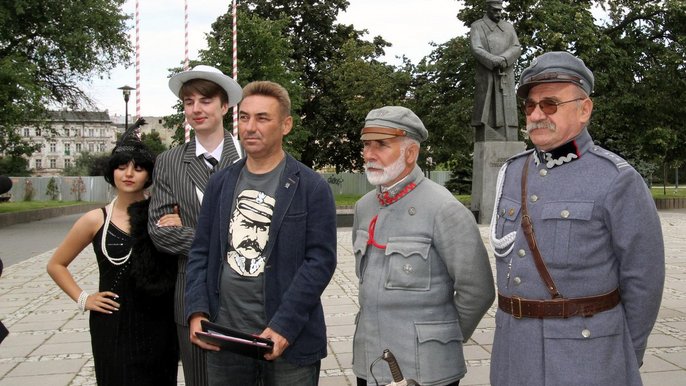 Konferencja prasowa poświęcona Zjazdowi Miast Piłsudskiego - fot. Andrzej Janecki / UMŁ