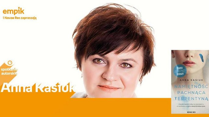 Grafika promująca wydarzenie: Anna Kasiuk - spotkanie autorskie w Empiku w Manufakturze - fot. mat. Salon Empik Łódź Manufaktura