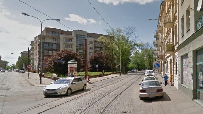 Przebudowa ul. Cmentarnej - fot. Google Street View