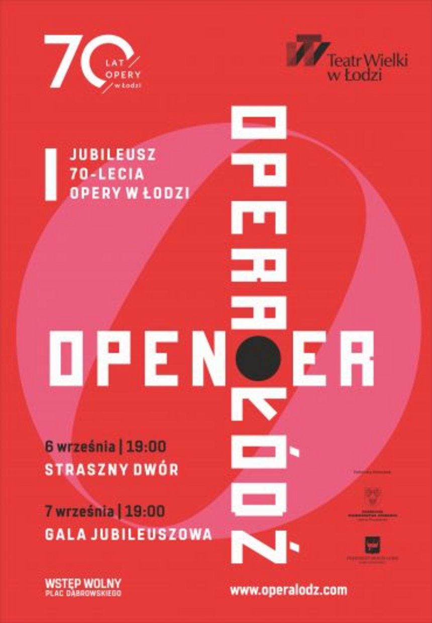 OPERA ŁÓDŹ OPENER w Teatrze Wielkim - Gala Jubileuszowa na Placu Dąbrowskiego