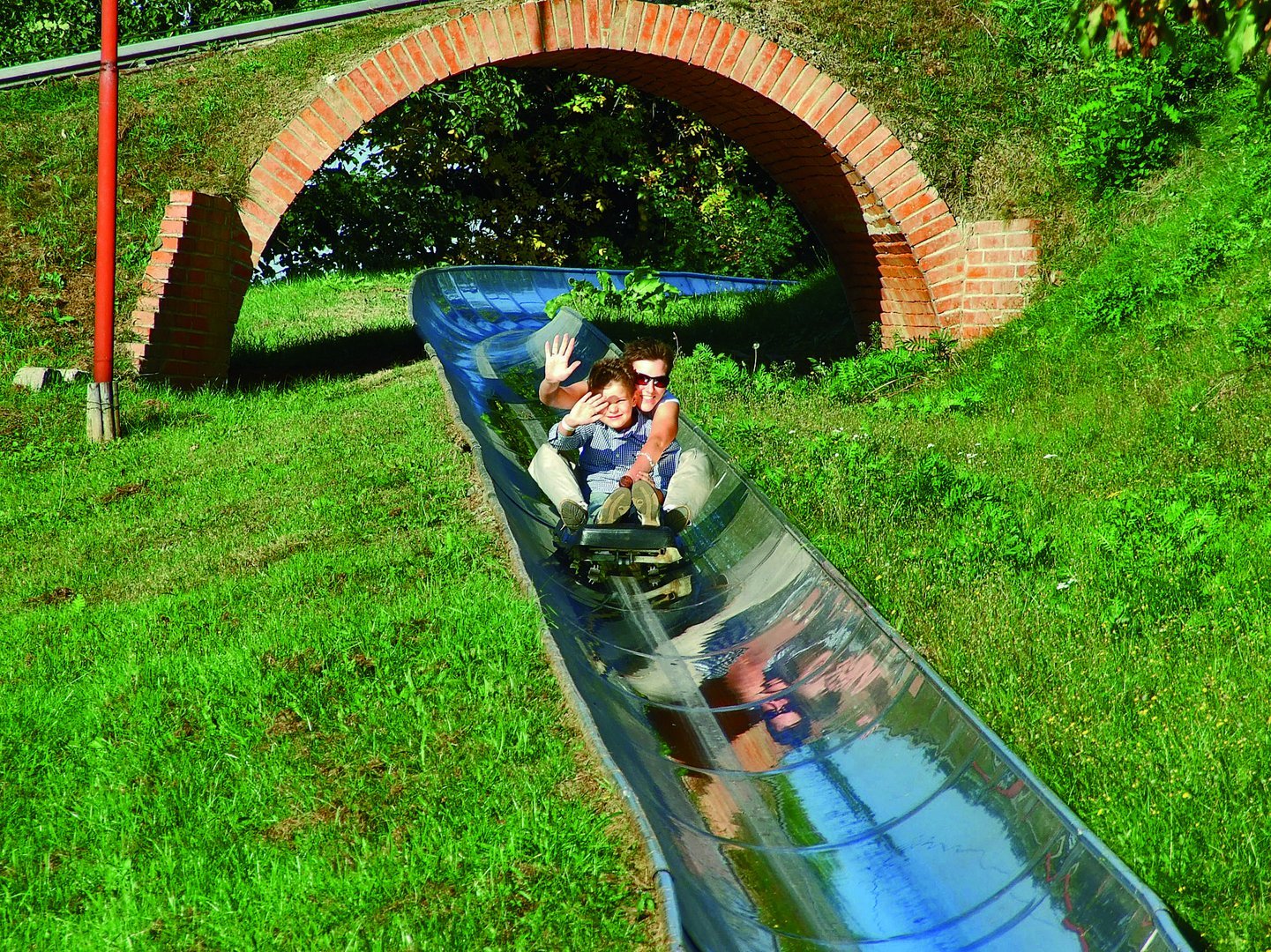 toboggan run