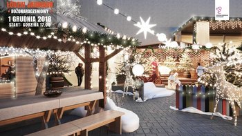 Jarmark Bożonarodzeniowy 2018 na ulicy Piotrkowskiej - wizualizacja -  fot. mat. ŁCW