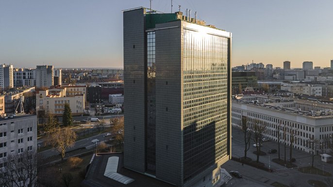 Wieżowiec gazowni, ul. Uniwersytecka 2/4 - fot. Stefan Brajter