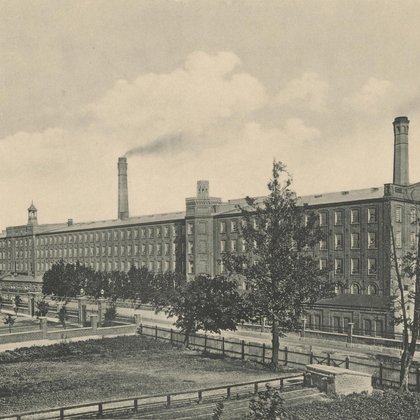 Gmach przędzalni na Księżym Młynie