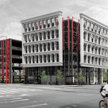 Kategoria II, Parking bez usług. I nagroda – Julia Mejer, Adriana Sowała, Milena Marcinkowska, Aleksandra Durak, Monika Sieradzka