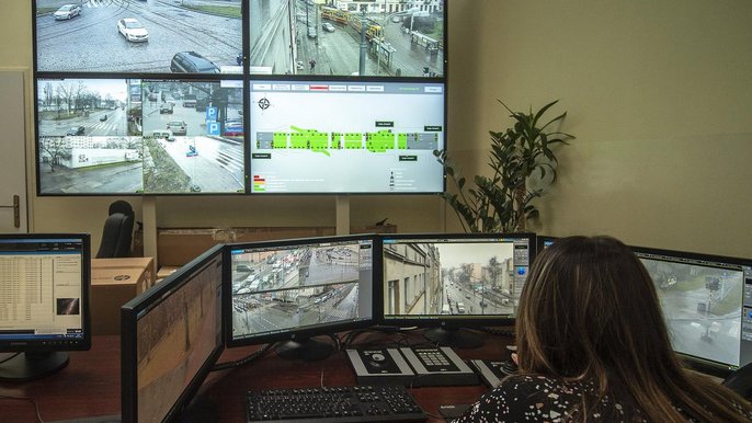 W mieście działają już nowe kamery monitoringu - fot. Stefan Brajter / UMŁ