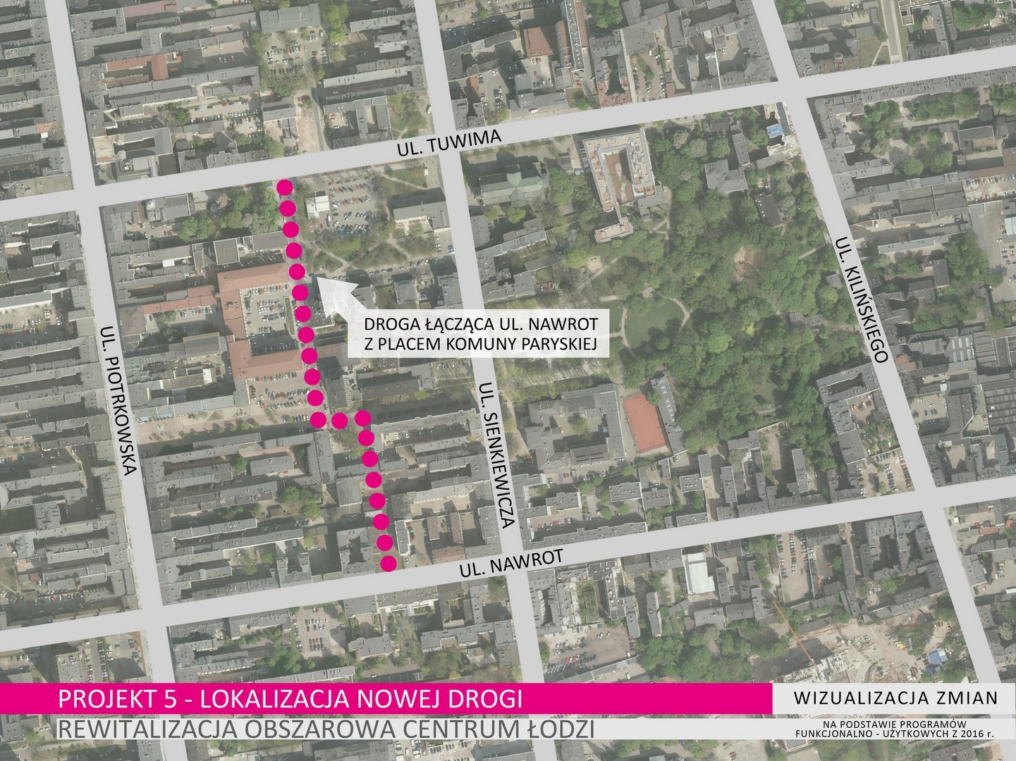 Nowa droga łącząca pl. Komuny Paryskiej z ul. Nawrot, fot. ŁÓDŹ.PL