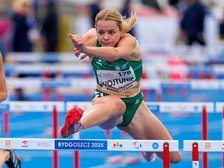 Klaudia Wojtunik w trakcie biegu