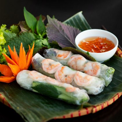 Spring rolls , fot. Pho by Lilly Tran 