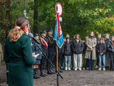 Dr Katarzyna Czekaj - Kotynia z Muzeum Tradycji Niepodległościowych w Łodzi. Fot. P. Wacławiak, UMŁ. 