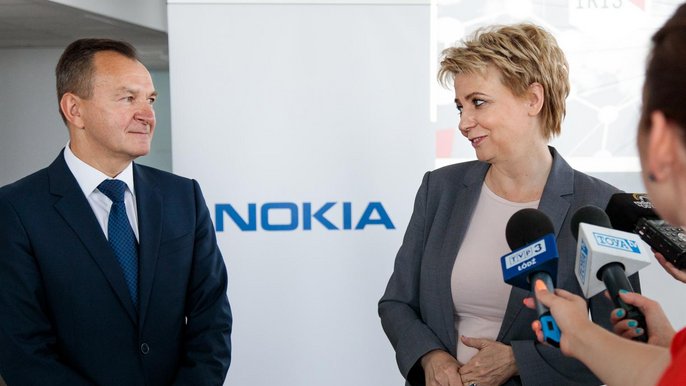 Prezydent Hanna Zdanowska powitała przedstawicieli firm Nokia i Iris Telecommunication, nowych inwestorów w Łodzi 