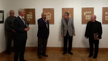 Wernisaż wystawy Wojciech Jakubowski. Miedzioryty i rysunki, 13.09.2018, Galeria Willa -  fot. Małgorzata Dzięgielewska/ mat. Miejska Galeria Sztuki w Łodzi