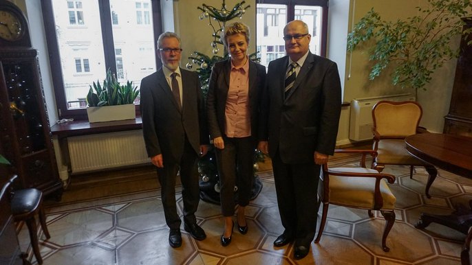 Wizyta Ambasadora Republiki Czeskiej w Łodzi - Grzegorz Sikora