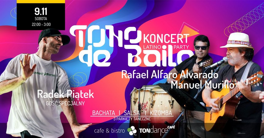 TONo de Baile - Koncert i impreza taneczna w rytmach Latino - Salsa w TONdance CAFE