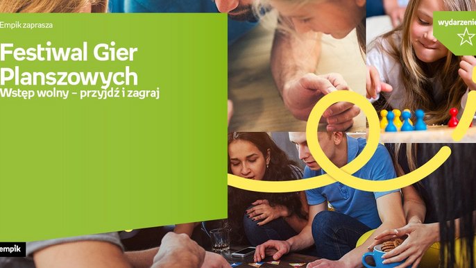 Grafika promująca wydarzenie: Festiwal Gier Planszowych w Galerii Łódzkiej - fot. mat. Empik.com