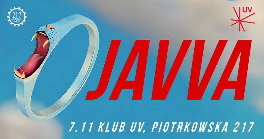 JAVVA - koncert w UV KLUB na Piotrkowskiej 217