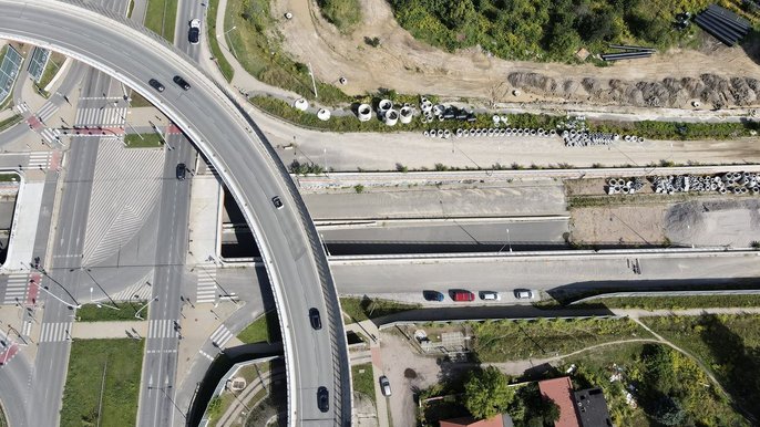 Budowa Trasy Górna. Jak przebiegają prace nad trzecim etapem inwestycji? - fot. Witold Ancerowicz