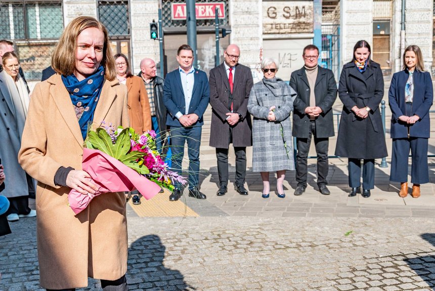 Dr Sylwia Wielichowska, wicedyrektor Muzeum Tradycji Niepodległościowych w Łodzi. Fot. P. Wacławiak, UMŁ. 