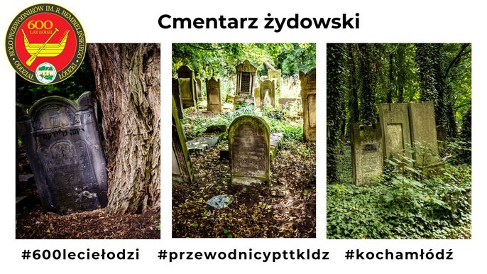Kolaż zdjęć nagrobków z cmentarza żydowskiego. #600leciełodzi #przewodnicypttkldz #kochamłódź - Kolaż zdjęć nagrobków z cmentarza żydowskiego. #600leciełodzi #przewodnicypttkldz #kochamłódź