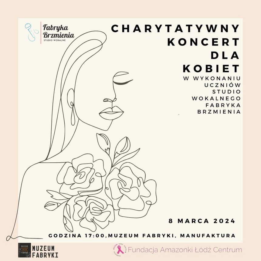 Muzeum Fabryki - Koncert Charytatywny dla kobiet