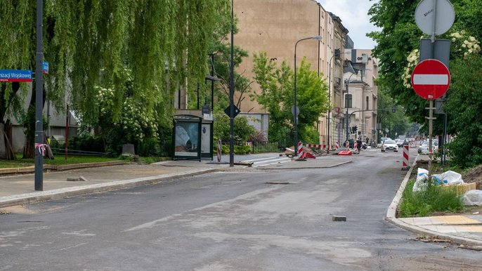 Remont Jaracza - nowa nawierzchnia - fot. ŁÓDŹ.PL