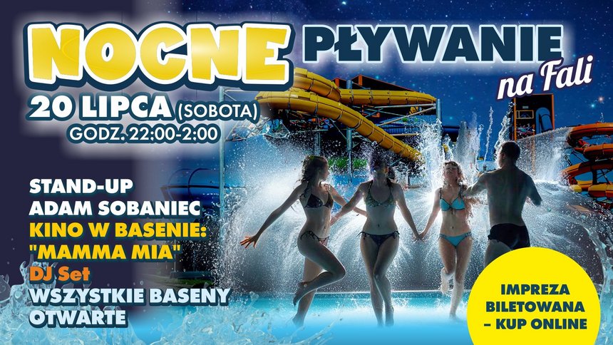 Nocne Pływanie grafika.