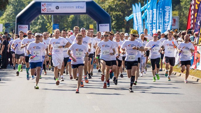 Start biegu Łódź Business Run 2016 - fot. z arch. UMŁ