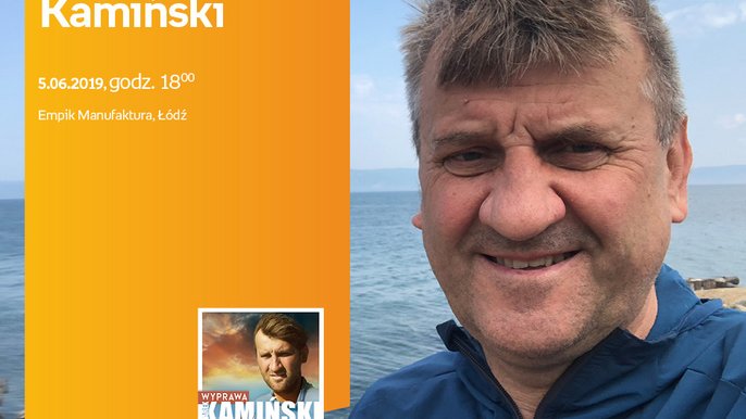 Grafika promująca wydarzenie: Marek Kamiński | spotkanie autorskie w Empiku w Manufakturze - fot. mat. Empik