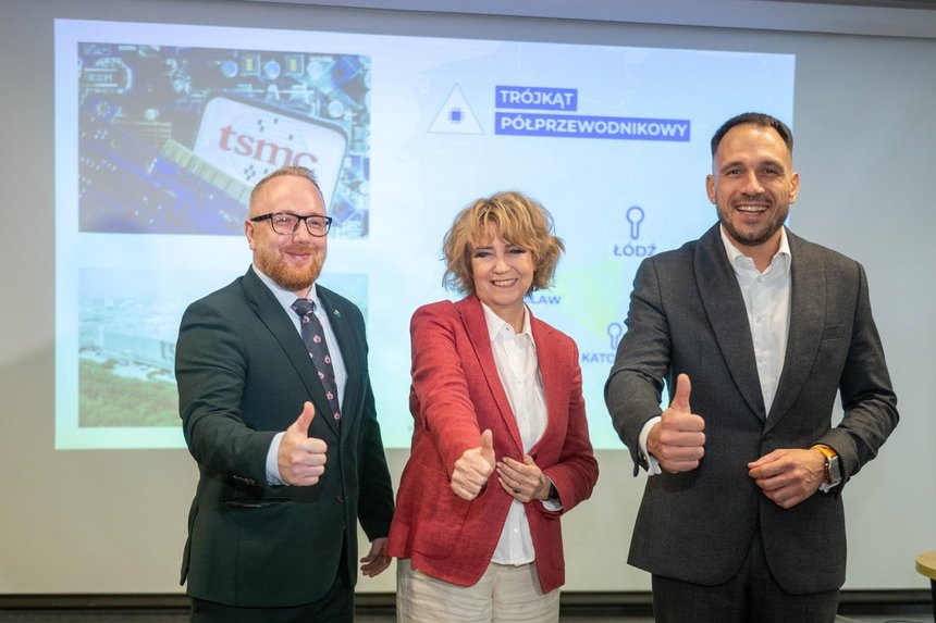 Prezydent Miasta Łodzi wraz z Przedstawicielem Polsko-Tajwańskiej Izby Przemysłowo-Handlowej oraz Przedstawicielem LipCo Foods.